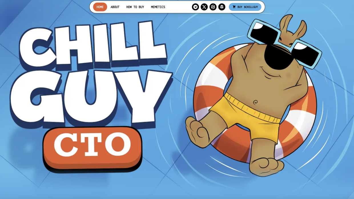 Important issues ($CHILLGUY) is a cryptocurrency inspired by the Chill Guy, a carefree character, building a fun, relaxed community like Dogecoin or Shiba Inu.