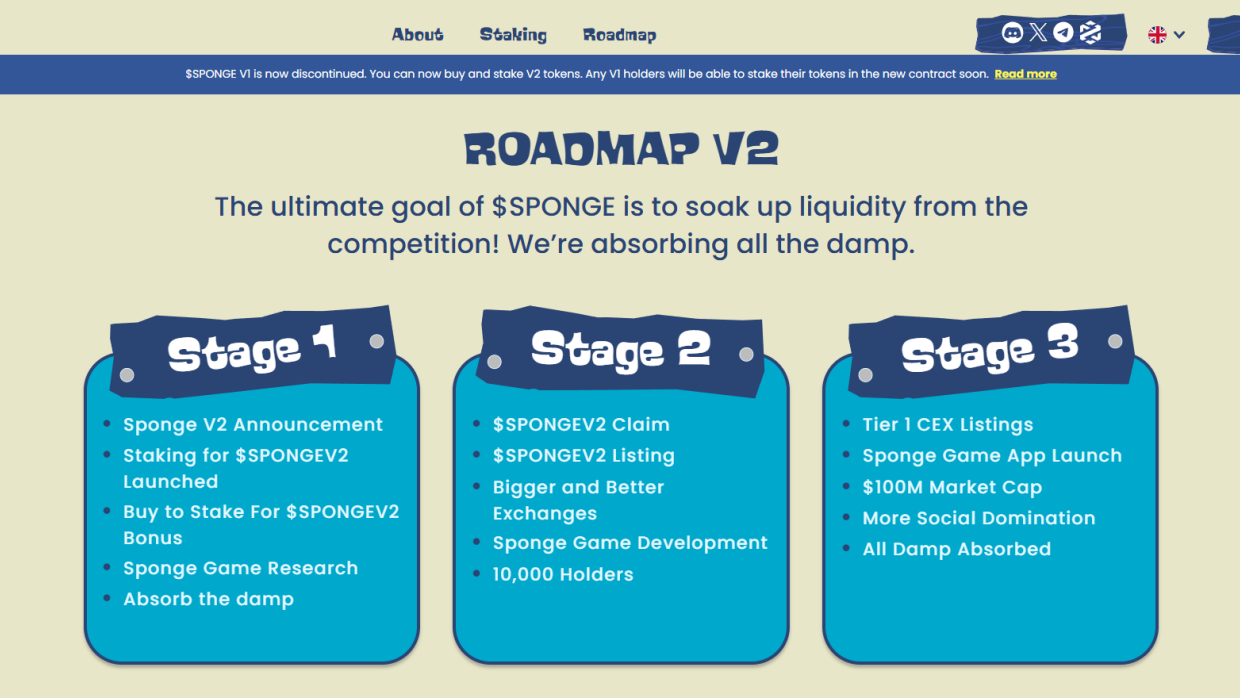 Roadmap page