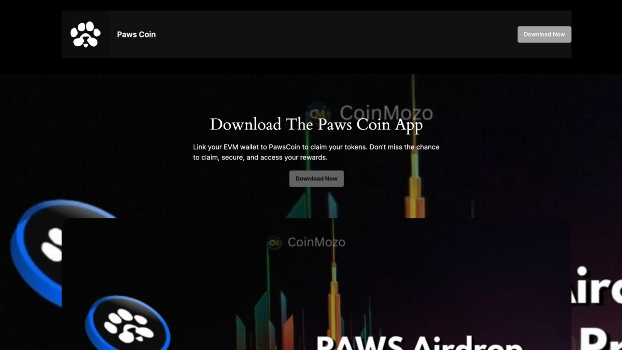 PAWS is an AI game on Solana with a 03/18/25 Airdrop, drawing crypto fans.