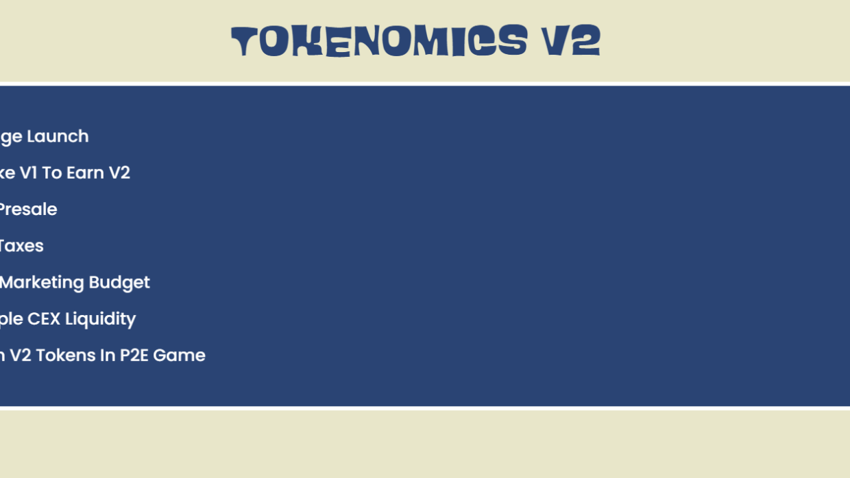 Tokenomics project